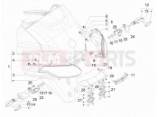 PIAGGIO MP3 300 4T 4V ie LT Hibrid hátsó lámpa - irányjelző