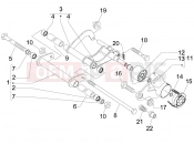 PIAGGIO MP3 300 4T 4V ie LT Hibrid felfüggesztés