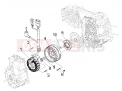 PIAGGIO MP3 300 ie Touring gyújtás alaplap