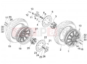 PIAGGIO MP3 300 ie Touring Front wheel