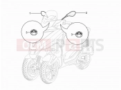 PIAGGIO MP3 300 YOUrban ERL tükör
