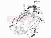 PIAGGIO MP3 300 YOUrban LT ERL oldal burkolat - idomzat