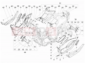 PIAGGIO MP3 300 YOUrban LT RL - Sport középső idom - lábtartó