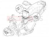PIAGGIO MP3 300 YOUrban LT RL - Sport kezelőszervek - akkumulátor