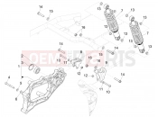 PIAGGIO MP3 350 MAXI Sport hátsó teleszkóp - lengéscsillapító