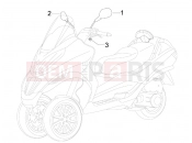 PIAGGIO MP3 400 ie Driving mirror/s
