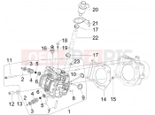 PIAGGIO MP3 400 RL Touring hengerfej - szelep