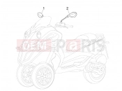 PIAGGIO MP3 500 (USA) tükör