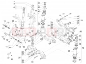PIAGGIO MP3 500 LT Business Fork/steering tube - Steering bearing unit