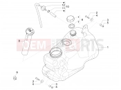 PIAGGIO MP3 500 LT Sport Benzin tank