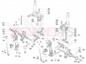 PIAGGIO MP3 500 LT Sport Fork's components (Mingxing)