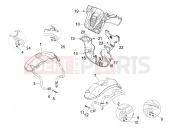 PIAGGIO MP3 500 LT Sport - Business Wheel huosing - Mudguard