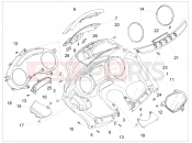 PIAGGIO MP3 500 LT Sport - Business Meter combination - Cruscotto