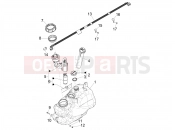 PIAGGIO MP3 500 MAXI Sport Business ABS Fuel tank
