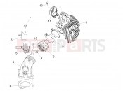 PIAGGIO MP3 500 MAXI Sport Business ABS Throttle body - Injector - Induction joint