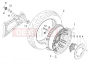 PIAGGIO MP3 500 RL Sport - Business Rear wheel