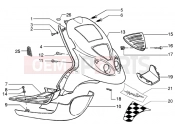 PIAGGIO front shield-footboard-spoiler