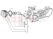 PIAGGIO Cylinder-piston-wrist pin, assy
