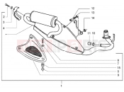 PIAGGIO catalytic silencer