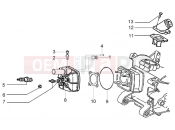 PIAGGIO cylinder head and induction pipe