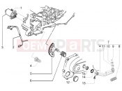 PIAGGIO starting motor - starter lever