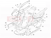 PIAGGIO NRG Power DD oldal burkolat - idomzat