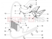 PIAGGIO NRG Power DD Serie Speciale hűtő rendszer