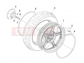 PIAGGIO NRG Power DT Serie Speciale hátsó kerék
