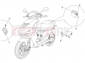 PIAGGIO NRG Power Purejet kezelőszervek - akkumulátor