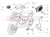PIAGGIO Cable harnes - regulator - h.t. coil