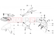 PIAGGIO Front and rear mudguard