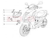 PIAGGIO Headlamp-front turn sig. Lamp