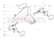 PIAGGIO Rear tail lamp