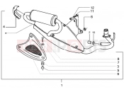 PIAGGIO kipufogó