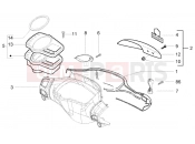 PIAGGIO Speedometers kms.-handlebar covers