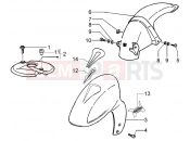 PIAGGIO Front and rear mudguard