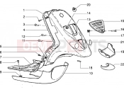 PIAGGIO front shield-footboard-spoiler