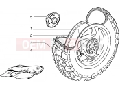 PIAGGIO hátsó kerék