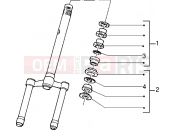 PIAGGIO Steering bearing ball tracks