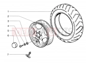 PIAGGIO Front wheel