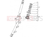 PIAGGIO Steering bearing ball tracks