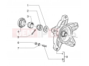 PIAGGIO Rear drum cpl.