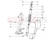 PIAGGIO Shock absorber cover