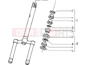 PIAGGIO Steering bearing ball tracks