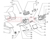 PIAGGIO Rear tail lamp