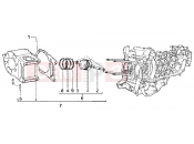 PIAGGIO Cylinder-piston-wrist pin, assy