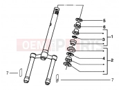 PIAGGIO STEERING BEARING BALL TRACKS