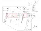 PIAGGIO Typhoon 50 2T (LBMC501) Fork/steering tube - Steering bearing unit