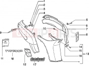 PIAGGIO oldalburkolat