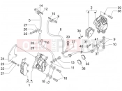 PIAGGIO X Evo 125 (UK) Brakes pipes - Calipers